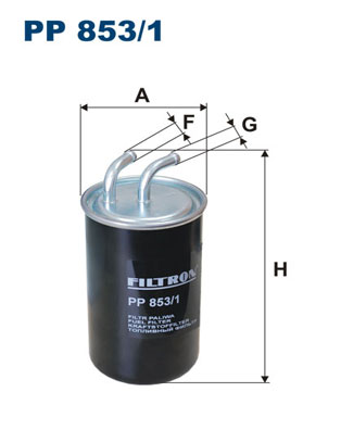 FILTRON - PP 853/1 - Filter za gorivo (Sistem za dovod goriva)
