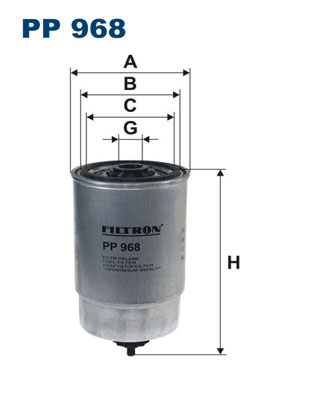 FILTRON - PP 968 - Filter za gorivo (Sistem za dovod goriva)