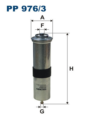 FILTRON - PP 976/3 - Filter za gorivo (Sistem za dovod goriva)