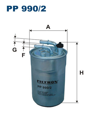 FILTRON - PP 990/2 - Filter za gorivo (Sistem za dovod goriva)