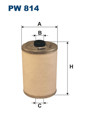 FILTRON - PW 814 - Filter za gorivo (Sistem za dovod goriva)