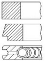 Picture of FAI AutoParts - PR33-000 - Piston Ring Kit (Crankshaft Drive)