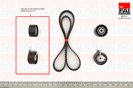 Picture of FAI AutoParts - TBK190 - Timing Belt Set (Belt Drive)