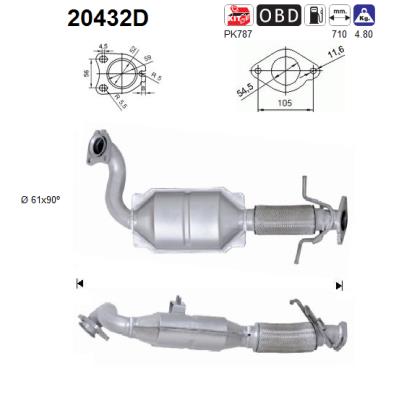 Picture of AS - 20432D - Catalytic Converter (Exhaust System)