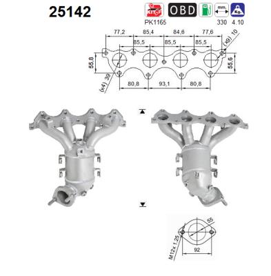 Picture of AS - 25142 - Catalytic Converter (Exhaust System)