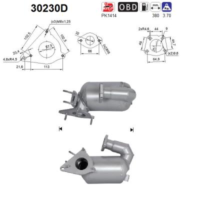 Picture of AS - 30230D - Catalytic Converter (Exhaust System)