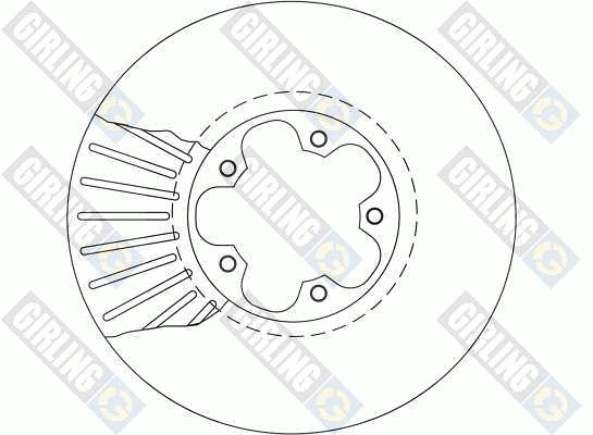 Picture of Brake Kit, disc brake - GIRLING - 6411414