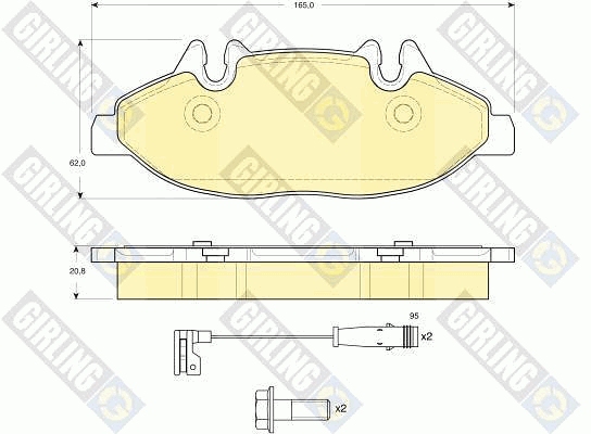 Picture of Brake Kit, disc brake - GIRLING - 6412024