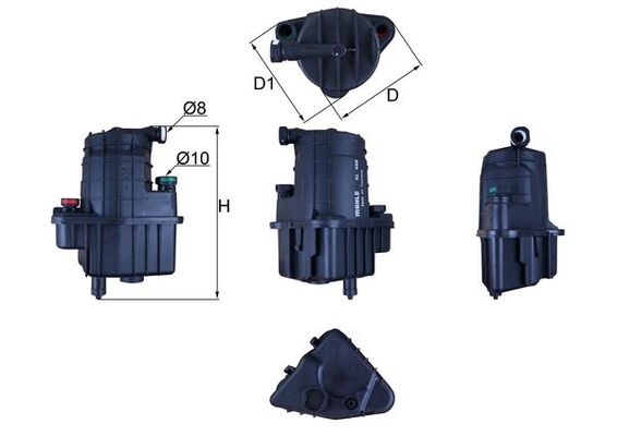 Image de Filtre à carburant - MAHLE - KL 469