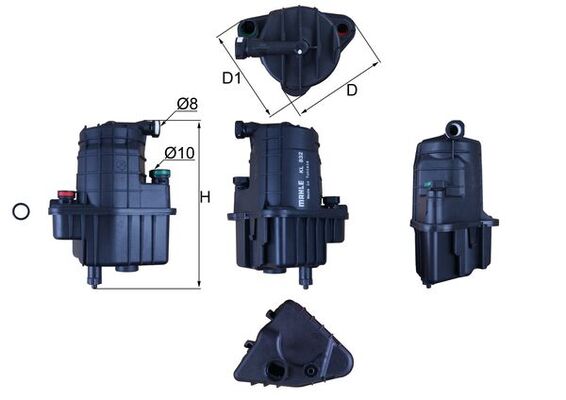 Filter za gorivo - MAHLE - KL 832D