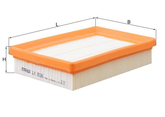 Image de Filtre à air - MAHLE - LX 3536