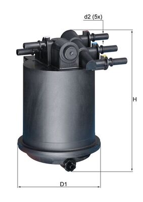 Image de Filtre à carburant - MAHLE - KL 414