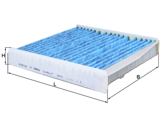 Image de Filtre, air de l'habitacle - MAHLE - LAO 54