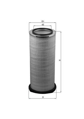Image de Filtre à air - MAHLE - LX 2807
