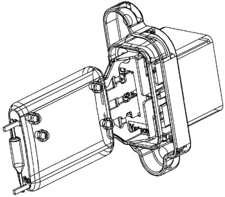 Picture of Resistor -  interior blower - MAHLE - ABR 97 000P