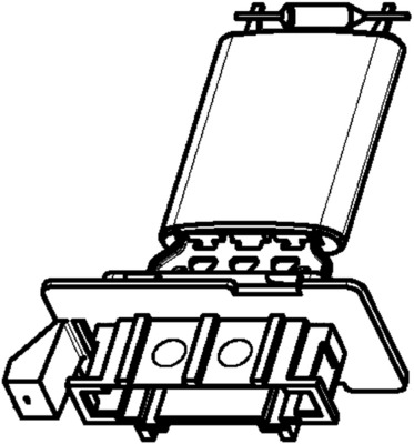 Picture of Resistor -  interior blower - MAHLE - ABR 98 000P