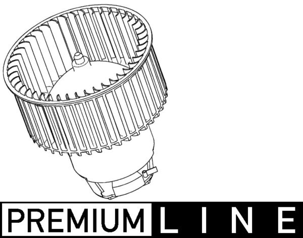 Picture of Interior Blower - MAHLE - AB 118 000P