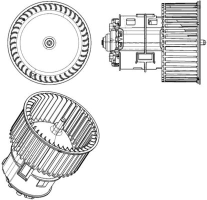 Picture of Interior Blower - MAHLE - AB 183 000P