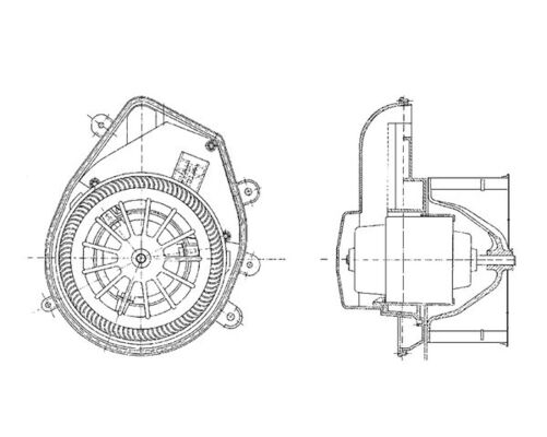 Picture of Interior Blower - MAHLE - AB 54 000P