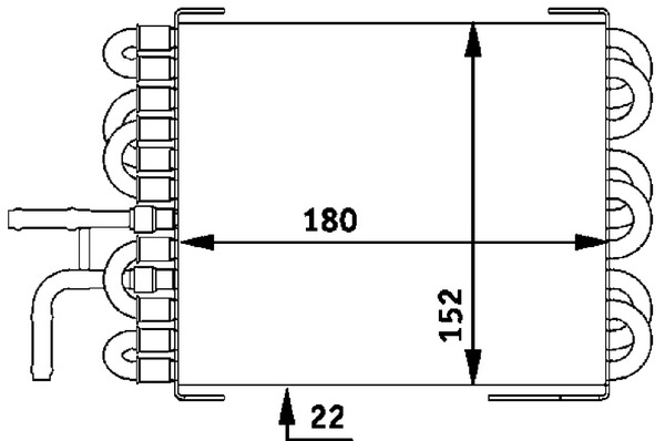 Slika Hladnjak za gorivo - MAHLE - CK 7 000P