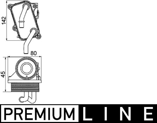 HLADNJAK ULJA ZA MOTOR - MAHLE - CLC 24 000P
