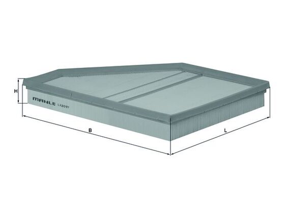 MAHLE filter zraka BMW LX 2097 X-5 4.8I 07-> DESNI