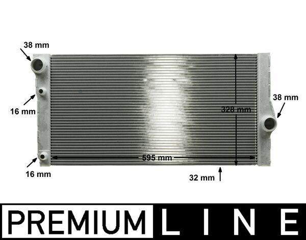 Picture of Radiator -  engine cooling - MAHLE - CR 1147 000P