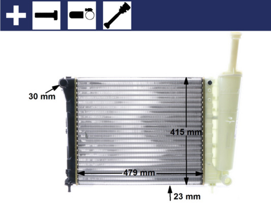 Picture of Radiator -  engine cooling - MAHLE - CR 1859 000S