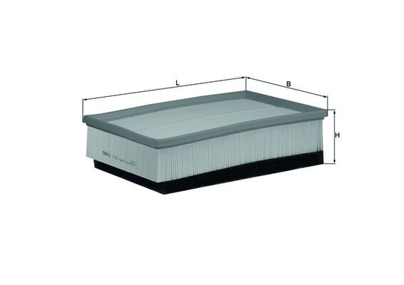 MAHLE filter zraka RENAULT LX 1883 MASTER III BUS 2.3 DCI 125 FWD (JV0C, JV0D, JV0H) 11->
