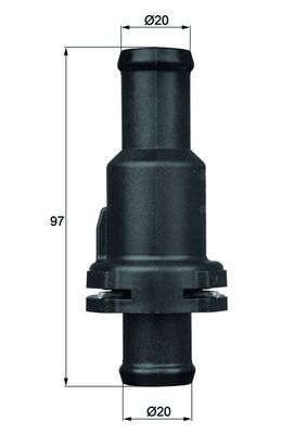 MAHLE - TH 5 75 - Termostat, rashladna tečnost (Hlađenje)