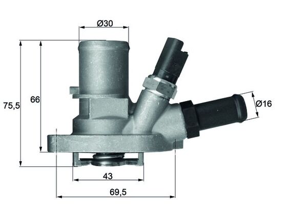 MAHLE - TI 149 88 - Termostat, rashladna tečnost (Hlađenje)