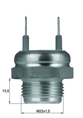 MAHLE - TSW 8D - Termoprekidač, ventilator hladnjaka (Hlađenje)