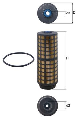 MAHLE filter goriva KX 564D