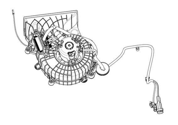 Slika Ventilator, pogonski akumulator - MAHLE - CFB 1 000P