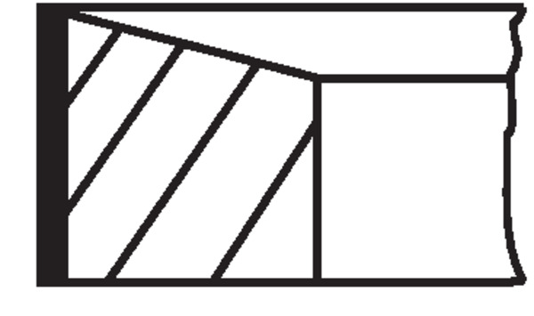 MAHLE - 022 13 N0 - Komplet klipnih prstenova (Krivajni mehanizam)