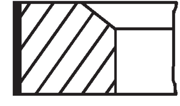 MAHLE - 021 58 V0 - Komplet klipnih prstenova (Krivajni mehanizam)