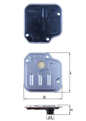 MAHLE filter ulja mjenjača HYUNDAI HX244