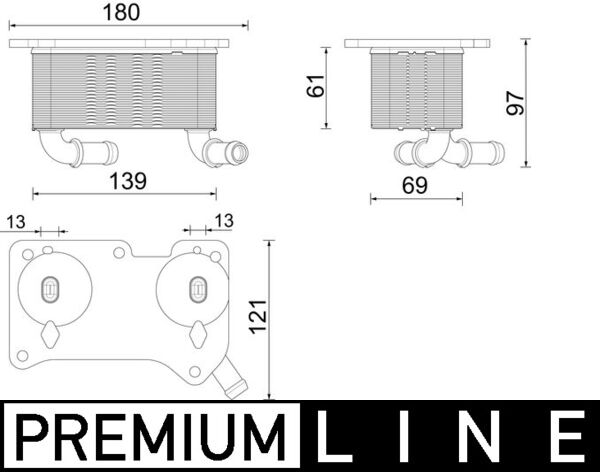 HLADNJAK ULJA ZA MOTOR - MAHLE - CLC 294 000P