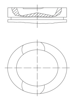 Picture of Piston - MAHLE - 209 73 00