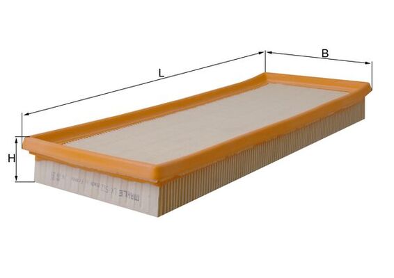 MAHLE filter zraka FORD LX 522 MONDEO 1.6 16V -> 00