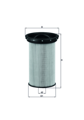 MAHLE filter nafte BMW KX 69 320D E46 98->
