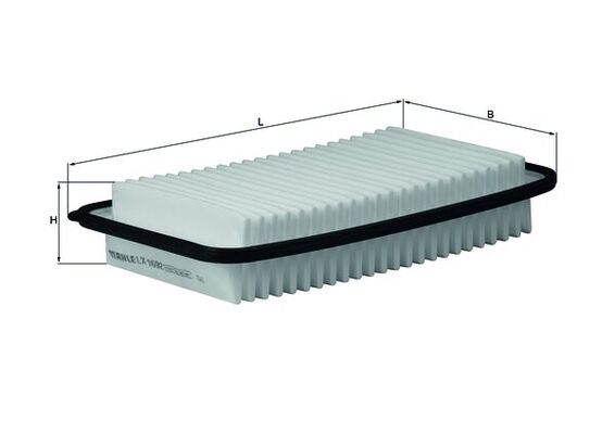 MAHLE filter zraka TOYOTA LX 1692 COROLLA 2.0TD 01 ->