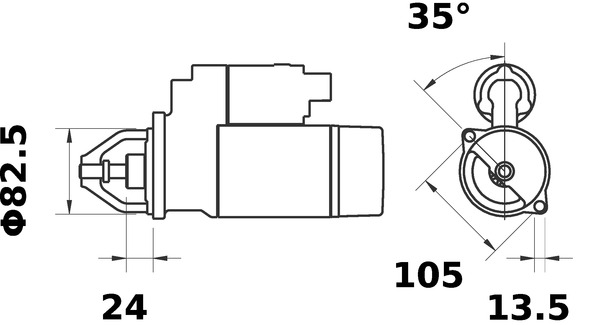 Image de Démarreur - MAHLE - MS 313