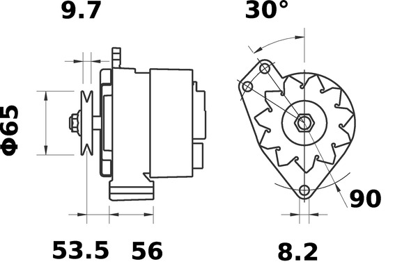 Image de Alternateur - MAHLE - MG 512