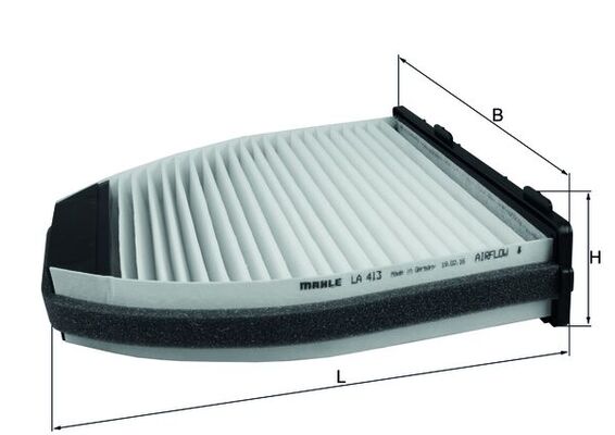 MAHLE filter kabine MB LA 413 C C204 W204 E A207 212