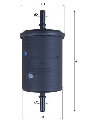 Image de Filtre à carburant - MAHLE - KL 248