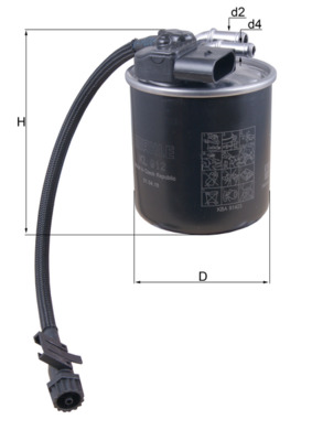 MAHLE filter nafte MB KL 912 SPRINTER