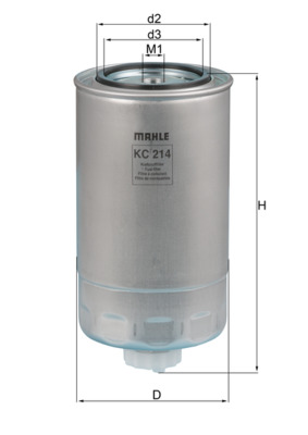 MAHLE filter nafte IVECO KC214 EUROCARGO,STRALIS 05->