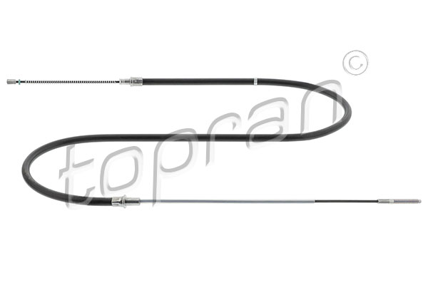 Sajla, ručna kočnica - TOPRAN - 104 023