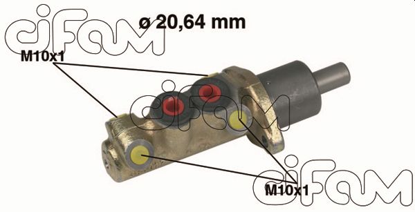 CIFAM - 202-039 - Glavni kočioni cilindar (Kočioni uređaj)